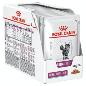 Royal Canin Prescription Renal Moist Cat Food - Tuna x 12 pouches