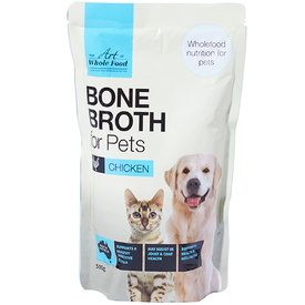 The Art of Whole Food Australian Chicken Bone Broth for Pets 500mL - Carton of 8