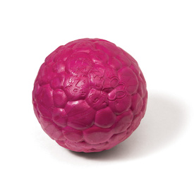 West Paw Boz Zogoflex Textured Fetch Ball Dog Toy - Large - Pink Currant
