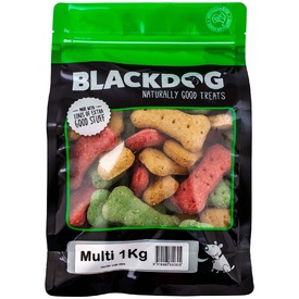 Black Dog Naturally Baked Multi Mix Australian Biscuit Treats for Dogs - 1kg