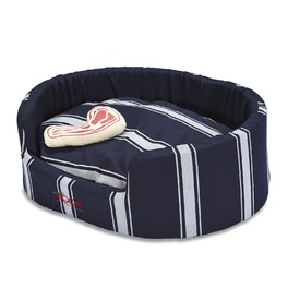 Snooza Buddy Bed Dog Bed - Butcher's Stripe
