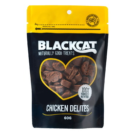 BlackCat Australian Chicken Delites Soft Chewy Dental Cat Treats 60g