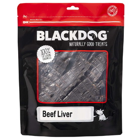 Black Dog 100% Australian Dried Beef Liver Treats for Cats & Dogs - 150g/1kg