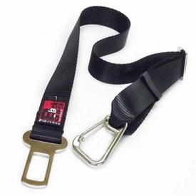 Black Dog Seat Belt Strap to Harness Dogs for Car Trips