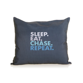 DOOG Pet Pillow - Sleep, Eat, Chase, Repeat - Dog Bed