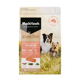 Black Hawk Grain Free Salmon Adult Dry Dog Food 