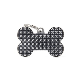 My Family Pet ID Tag Bronx Bone Studs Large ~ Includes FREE Engraving