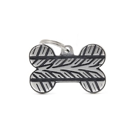 My Family Pet ID Tag Bronx Bone Tyre Large ~ Includes FREE Engraving