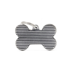 My Family Pet ID Tag Bronx Bone Shutter Large ~ Includes FREE Engraving