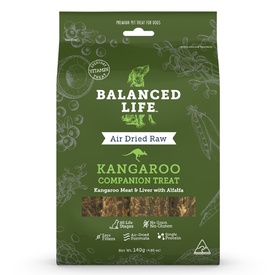 Balanced Life Australian Grain Free Companion Dog Treats - Kangaroo 140g