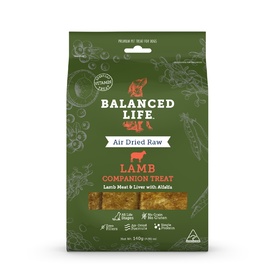 Balanced Life Australian Grain Free Companion Dog Treats - Lamb 140g