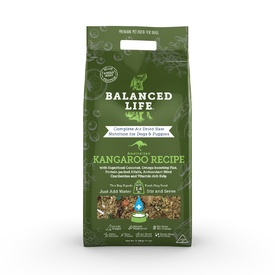 Balanced Life Air Dried Grain Free Single Protein Dog Food - Kangaroo - 3.5kg