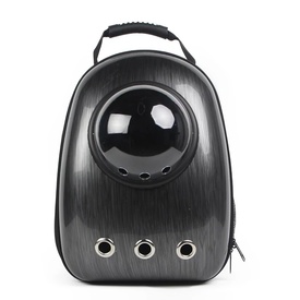 Astropet Space Capsule Pet Travel Backpack for Cats & Dogs up to 5kg - Black