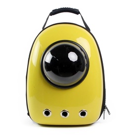 Astropet Space Capsule Pet Travel Backpack for Cats & Dogs up to 5kg - Yellow