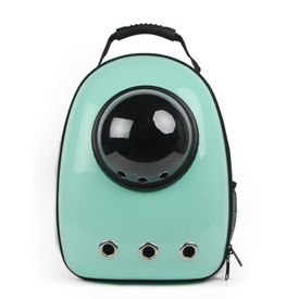 Astropet Space Capsule Pet Travel Backpack for Cats & Dogs up to 5kg - Light Green