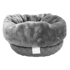 T&S Snug Quilted Bag to Bed for Cats and Dogs - Grey