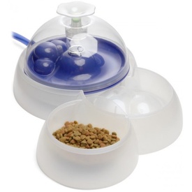 Catit Feeding & Drinking Station Combination Food Bowl & Water Fountain for Pets