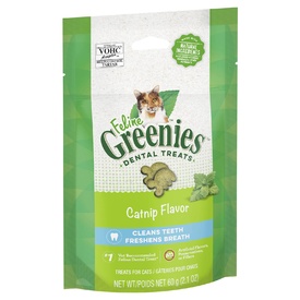 Greenies Feline Cat Dental Treats Catnip Flavour 60g