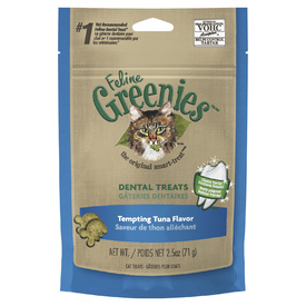 Greenies Feline Dental Treats Tempting Tuna Flavour 71G