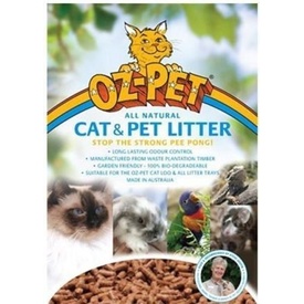 Oz Pet Cat & Small Animal Wood Pellet Litter Pellets 15kg