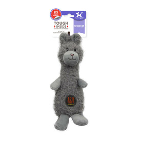 Charming Pet Scruffles Textured Squeaker Dog Toy - Bunny - Small