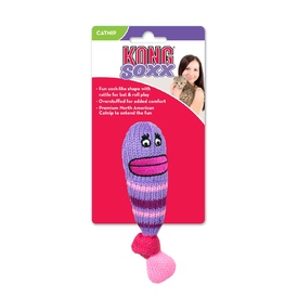 KONG Soxx Plush Cat Toy with North American Catnip - Assorted Characters