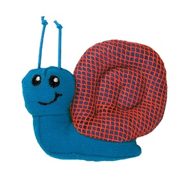 KONG CAT Nibble Critters Snail - Catnip Cat Toy in Assorted Colours