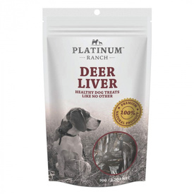 Platinum Ranch New Zealand Natural Dried Deer Liver Dog Chews - 90g