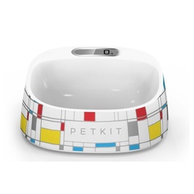 Petkit Smart Digital Pet Antibacterial Bowl with Scale - Mondrian Art Print