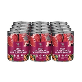 Billy & Margot Beef Casserole with Superfoods Moist Dog Food 400g x 12 cans