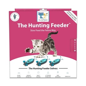 Doc & Phoebe's Interactive Indoor Hunting Cat Feeder Set