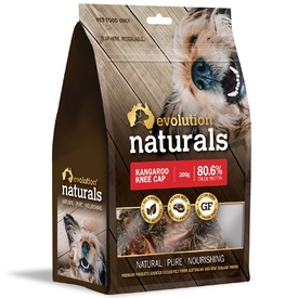Evolution Naturals Australian Dog Treats Kangaroo Knee Cap 200g