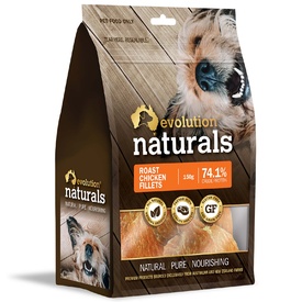 Evolution Naturals Australian Dog Treats Roast Chicken Fillets 150g