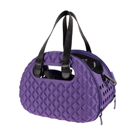 Ibiyaya Collapsible Pet Carrier with Shoulder Strap - Diamond Deluxe Purple