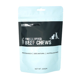 Australian Freeze Dried Whole Beef Chews Natural Treats for Dogs 150g