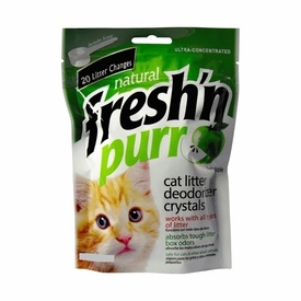 Fresh n Purr Non-Toxic Cat Litter Deodorising Crystals - 70g
