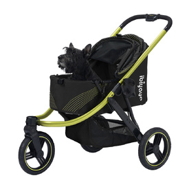 Ibiyaya The Beast Pet Jogger Stroller for dogs up to 25kg - Jet Black