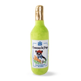 Fringe Studio Plush Bottle Squeaker Dog Toy - Chateau Le Pup 