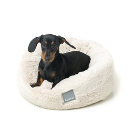 Fuzzyard Squishy Plush Eskimo Pet Bed - Winter Cream