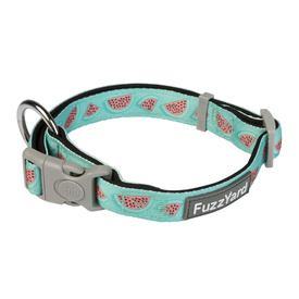 Fuzzyard Neoprene Adjustable Dog Collar with Lockable Buckle - Summer Punch