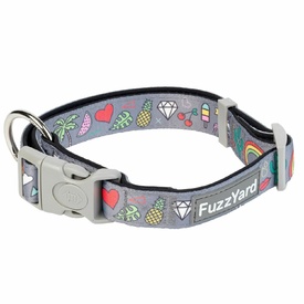 Fuzzyard Neoprene Adjustable Dog Collar with Lockable Buckle - Coachella