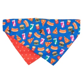 Fuzzyard Reversible Bandana for Dogs and Cats - Supersize Me