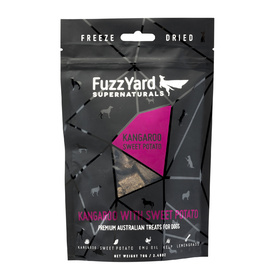 Fuzzyard Natural Freeze Dried Dog Treats - Kangaroo with Sweet Potato 70g