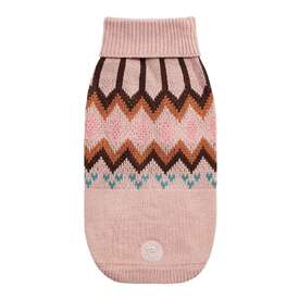 GF Pet Heritage Jumper Knitted Dog Sweater in Pink
