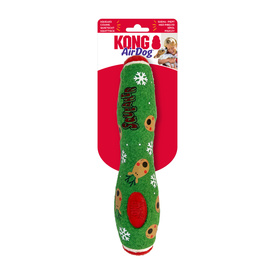 KONG Christmas Holiday AirDog Squeaker Stick Dog Toy Bulk Pack of 4