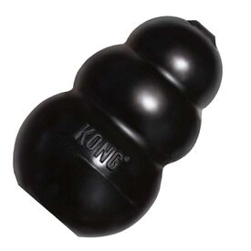4 x KONG Classic Extreme Black Interactive Dog Toy - for Tough Dogs! Small