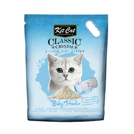 Kit Cat Litter Crystals - Classic Silica Baby Powder Scent - 5 litres / 2.4kg