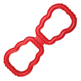 4 x KONG Tug Interactive Natural Rubber Dog Toy with Double Handles