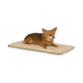 K&H Thermo Dog Low-Voltage Heated Pet Mat in Sage Green