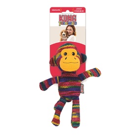 KONG Yarnimals Plush Squeaker Dog Toys - Monkey